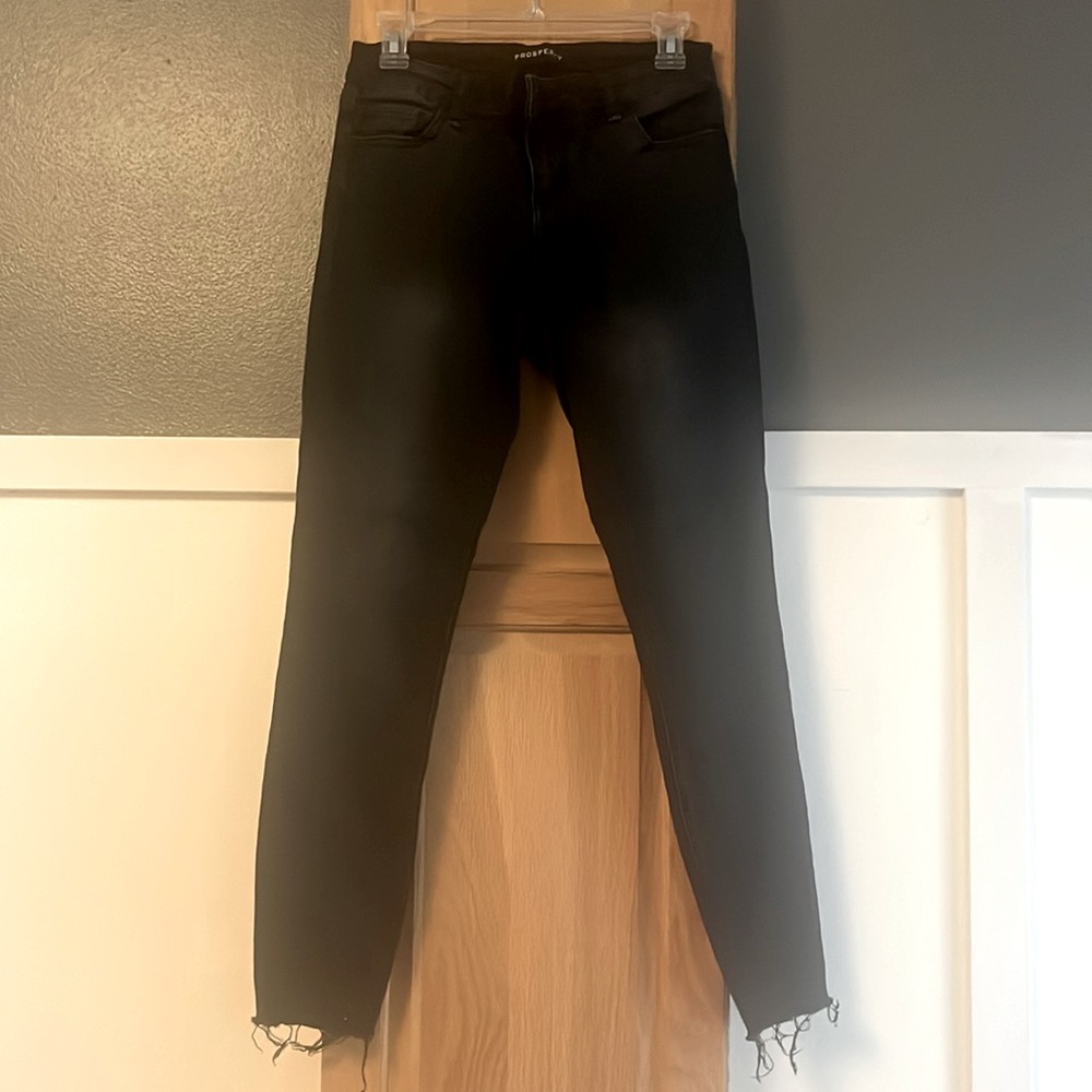 Prosperity denim black, size 28, cut off look, ankle length